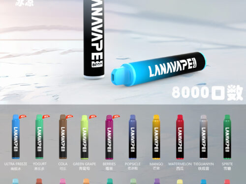 【滿十隻送一隻】LANA ZOLT抛弃式8000口一次性(可充电)